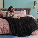 Bedsure Fuzzy Faux Fur Blanket