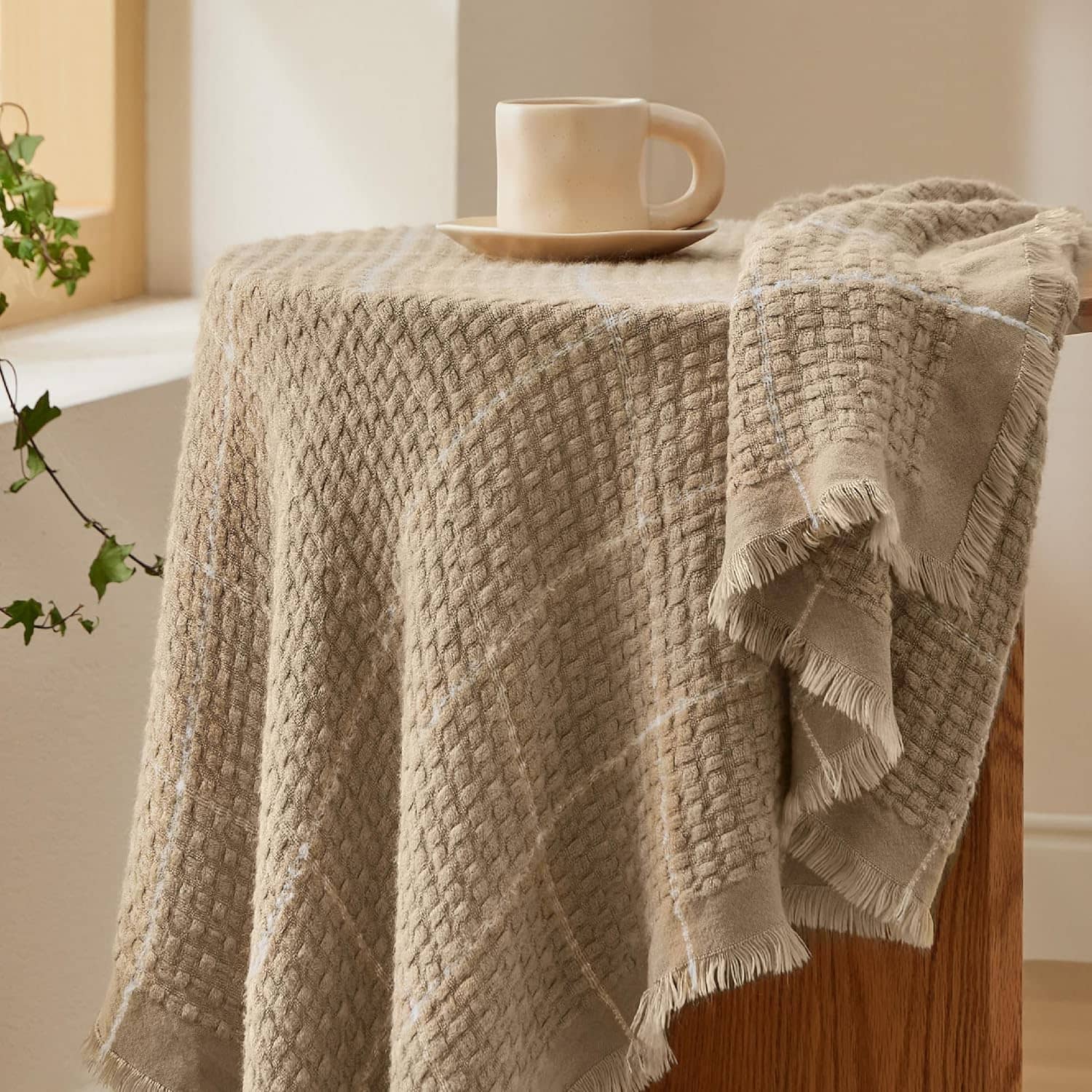 Decorative Woven Throw Blanket