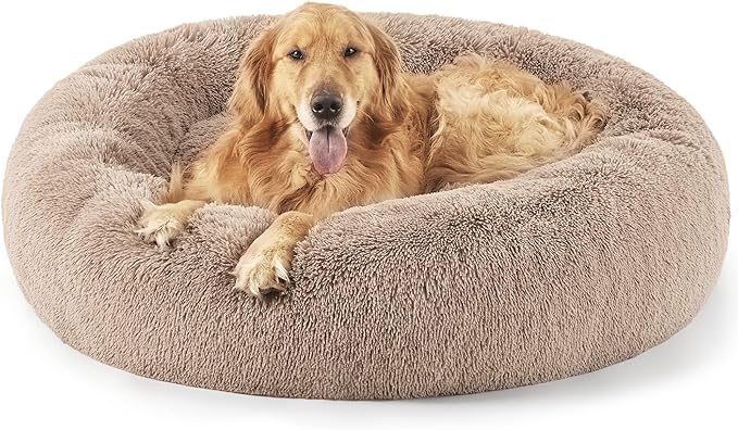 Calming Donut Bed for Dogs and Cats