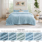Striped Flannel Comforter Set