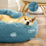 Calming Donut Bed for Dogs and Cats