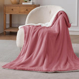 Sherpa and Fleece Reversible Blanket-2