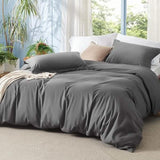 Polyester and Rayon Derived Duvet Cover Set