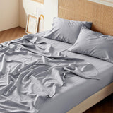 Bedsure Breathable Cotton Linen Bed Sheet Set