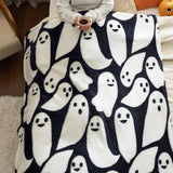 Bedsure Halloween Blanket White