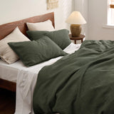 Cotton Waffle Weave Duvet Cover Set