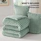 Striped Flannel Comforter Set