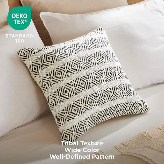 GentleSoft™ Boho Woven Decorative Pillow Cover