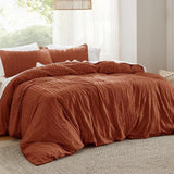 Striped Tufted Embroidery Duvet Cover Set