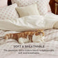 100% Cotton Floral Slub Print Duvet Cover Set