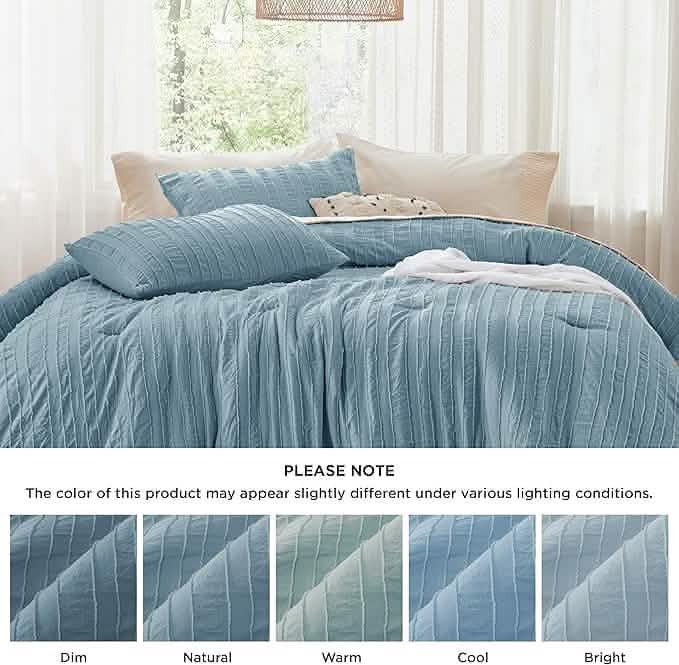 GentleSoft™ Clipped Jacquard Comforter Set