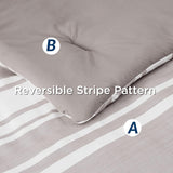 Stripe-Patterned Bed-in-a-Bag