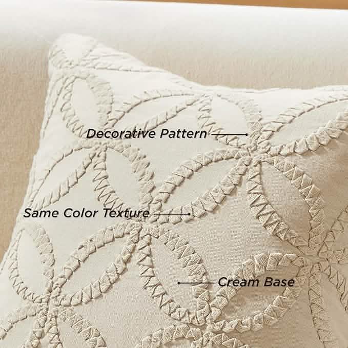 GentleSoft™ Circle Tufted Boho Pillow Cover Coins