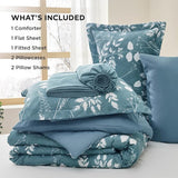 Bedsure Elegant Floral Comforter Sets