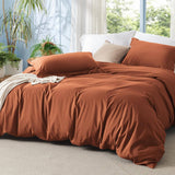 Polyester and Rayon Derived Duvet Cover Set