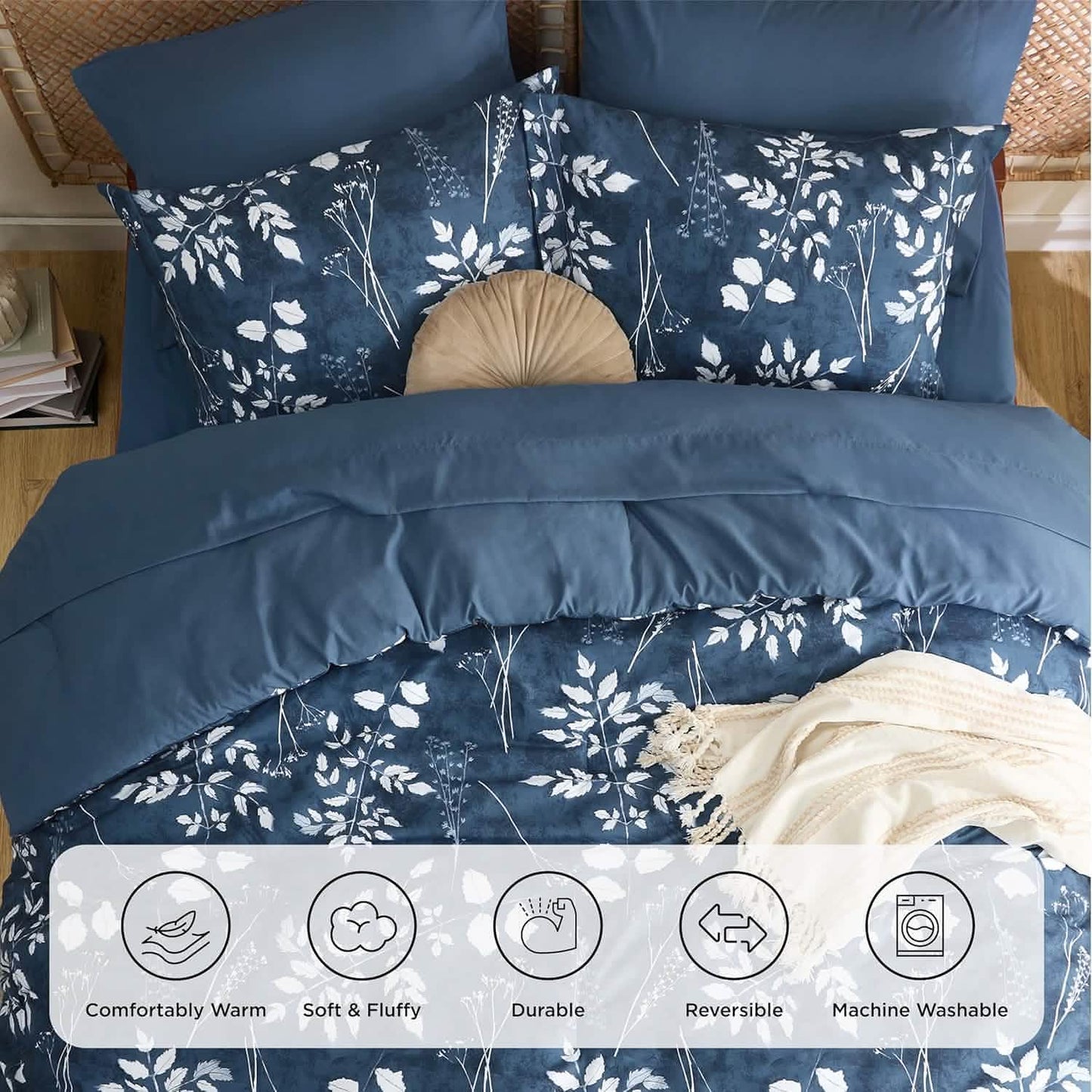 Elegant Floral Comforter Sets