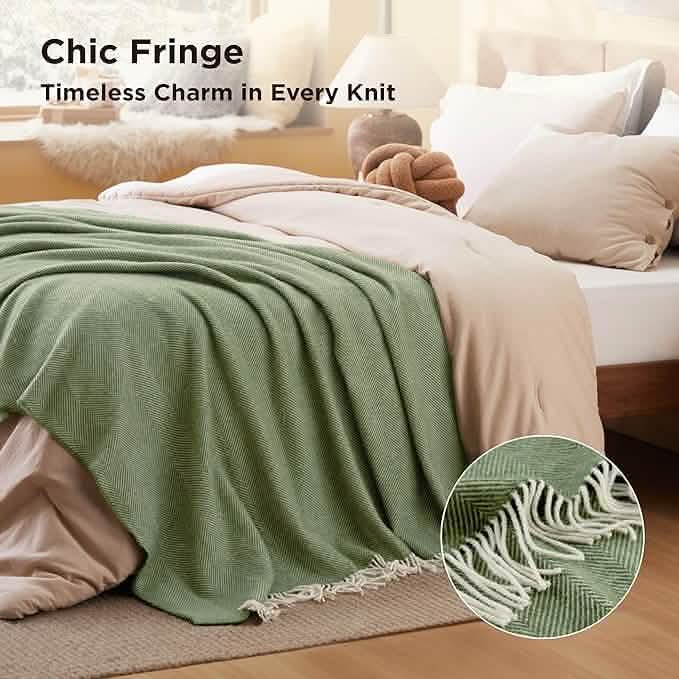 100% Wool Woven Blanket