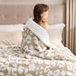Textured Sherpa Fleece Blanket