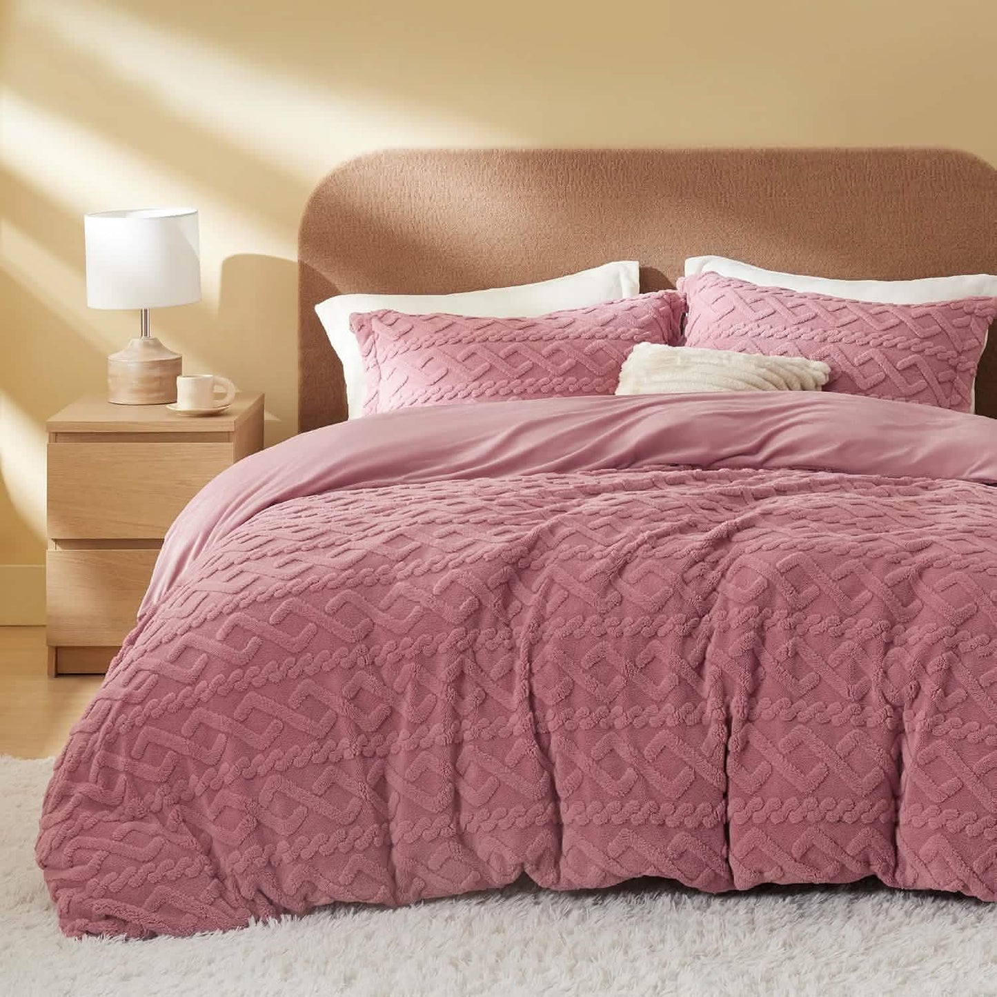 Fluffy Boho Duvet Cover Set