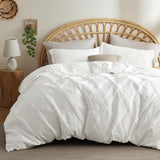 Bedsure Puffy Jacquard Comforter Set