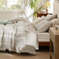 Cotton Boho Waffle Weave Duvet Cover Set