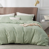 Bedsure Cationic Dyed Duvet Cover Set