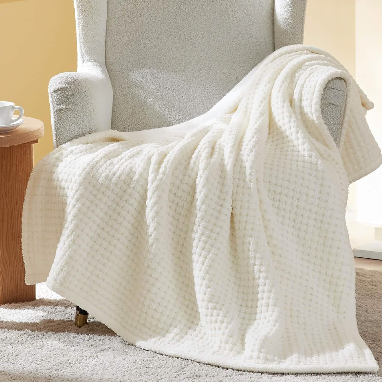 Ultra-Soft Double Side Yarn Sherpa Blanket