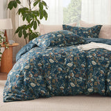 Reversible Floral Duvet Cover Set