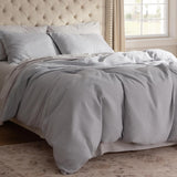 Cotton Waffle Weave Duvet Cover Set