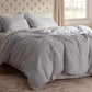 GentleSoft™ Cotton Waffle Weave Duvet Cover Set