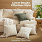 GentleSoft™ Circle Tufted Boho Pillow Cover Dashed