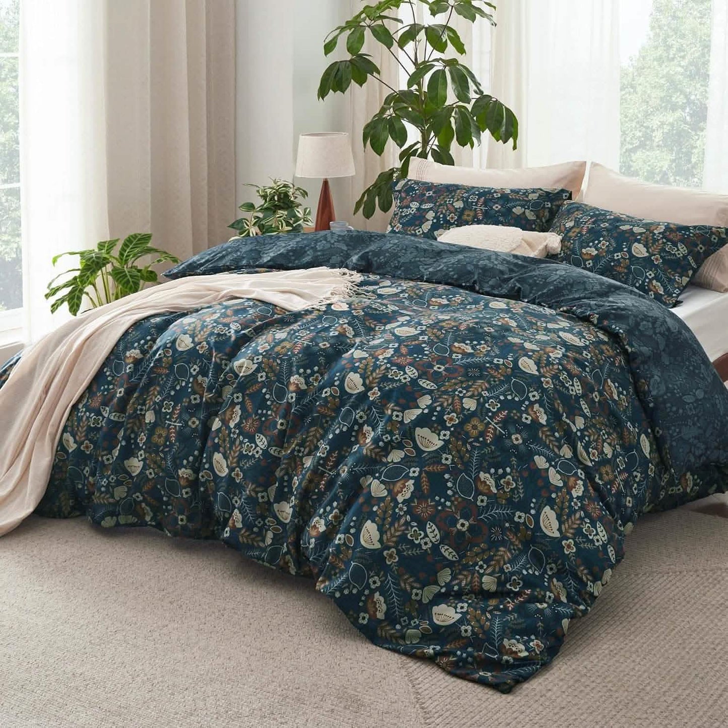 Botanical Floral Comforter Set