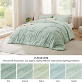 Jacquard Comforter Set Tufted Sun