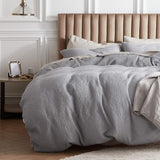 Cotton Waffle Weave Duvet Cover Set