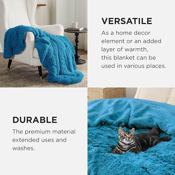 Fuzzy Faux Fur Blanket
