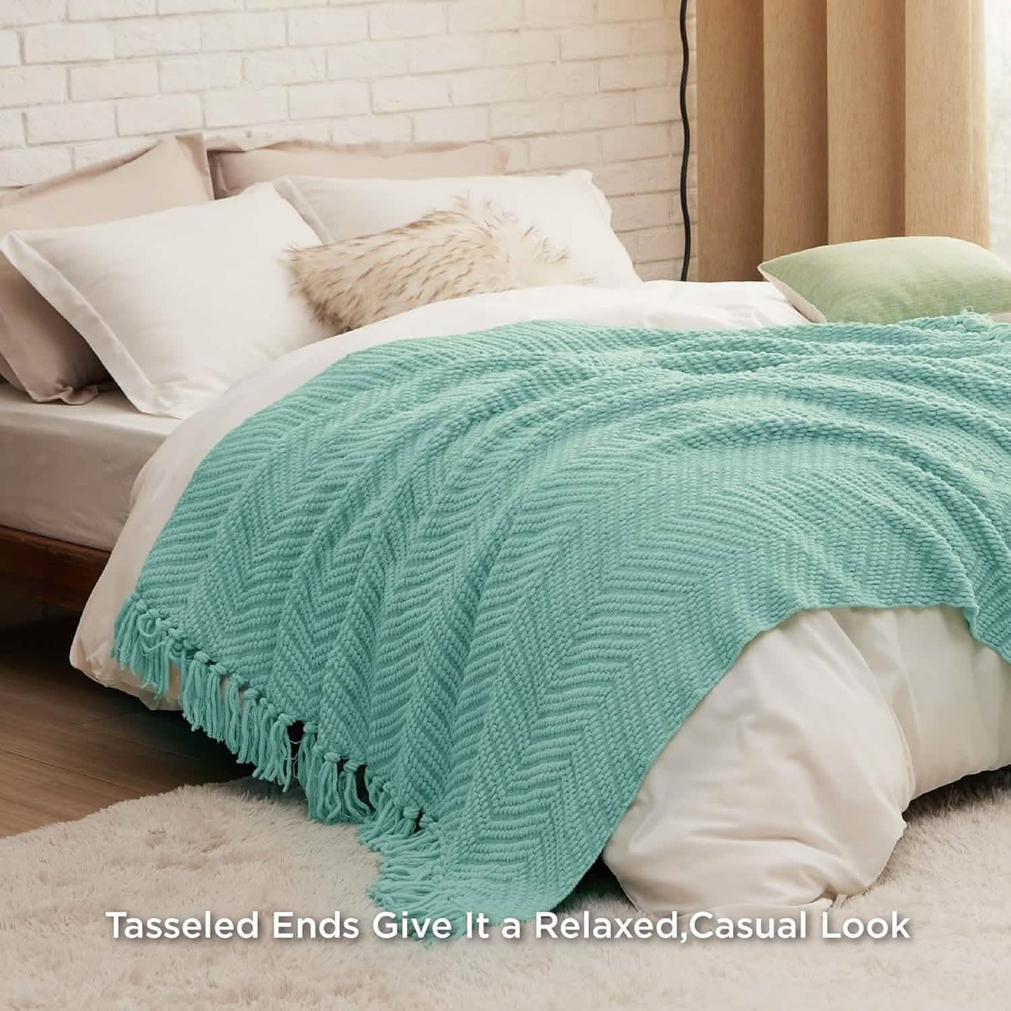 GentleSoft Versatile Knit Woven Chenille Blanket