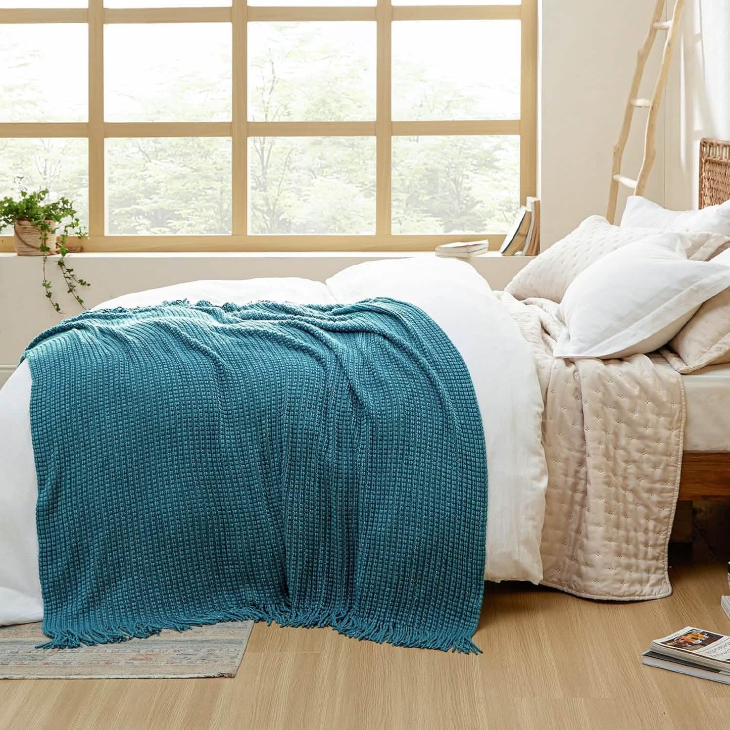 Decorative Woven Throw Blanket