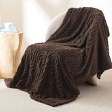 Arch Shaggy Sherpa Fleece Blanket