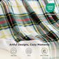 Printed Throw Sherpa Blanket christmas Red