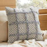 Bedsure Boho Tufted Geometric Decorative Pillow Cover