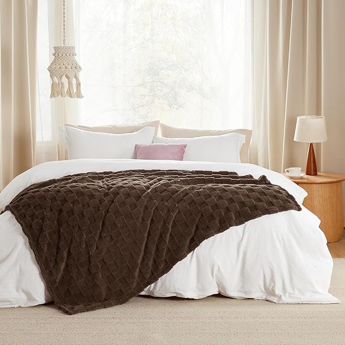 Jacquard Sherpa Shaggy  Blanket