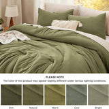 Prewashed Reversible Comforter Set