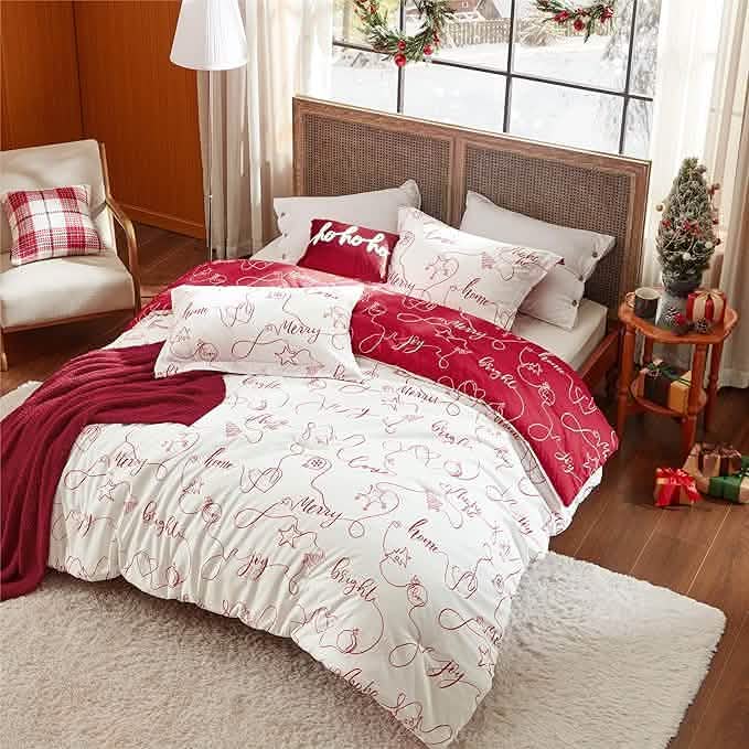 Christmas Reindeer Fair Isle Bed-in-a-bag Alphabet