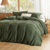 Bedsure 100% Muslin Duvet Cover Set