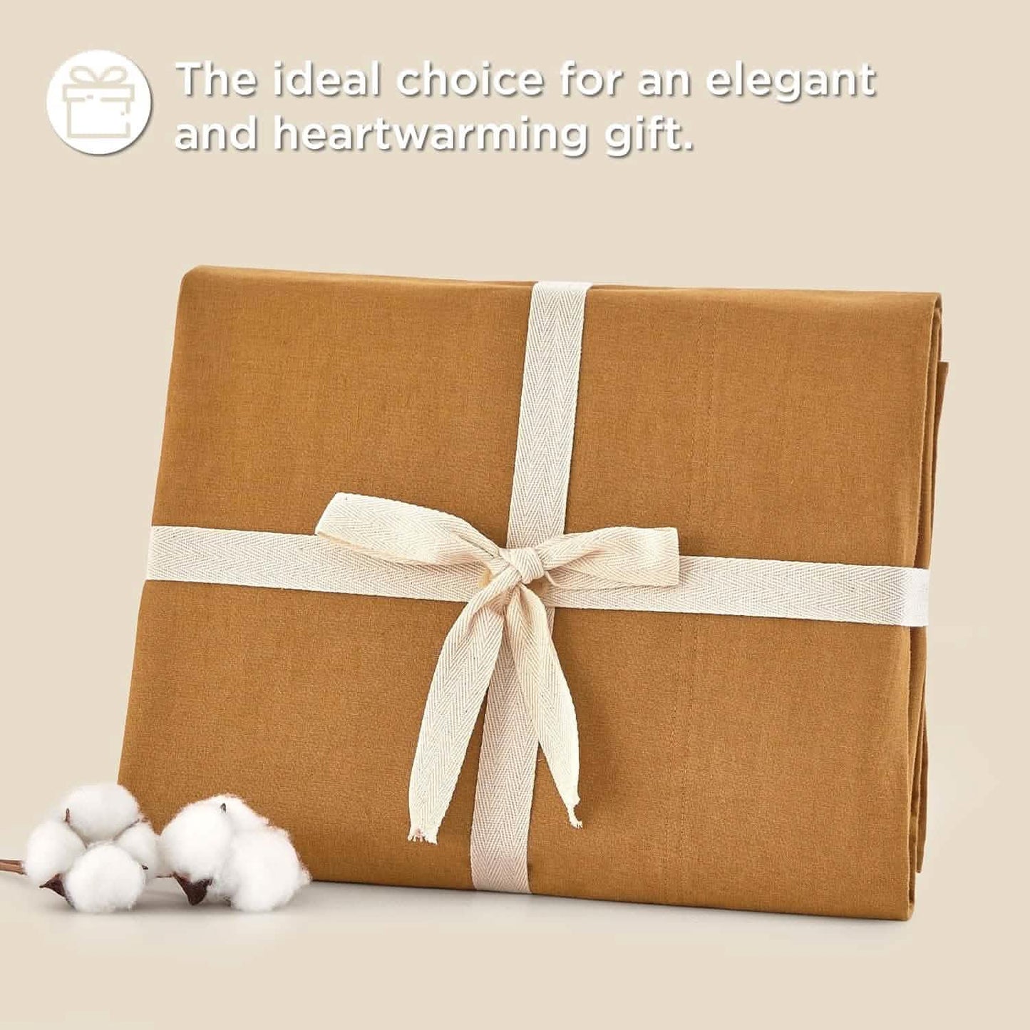 Breathable Cotton Linen Bed Sheet Set