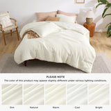 Bedsure Classic Waffle Weave Comforter Set