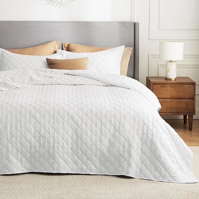 Bedsure Diamond Soft Ultrasonic Quilt Set