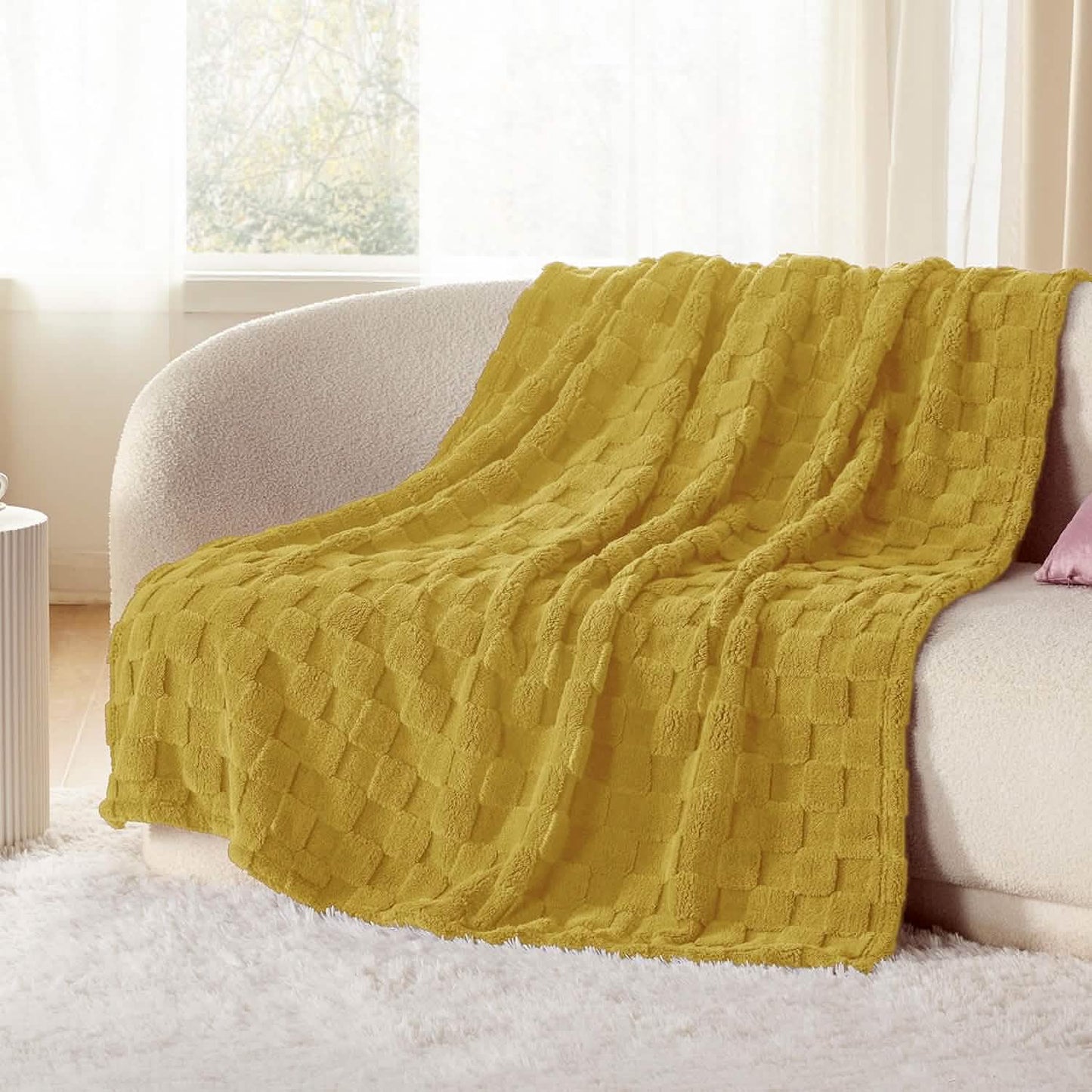 Jacquard Shaggy Sherpa Blanket