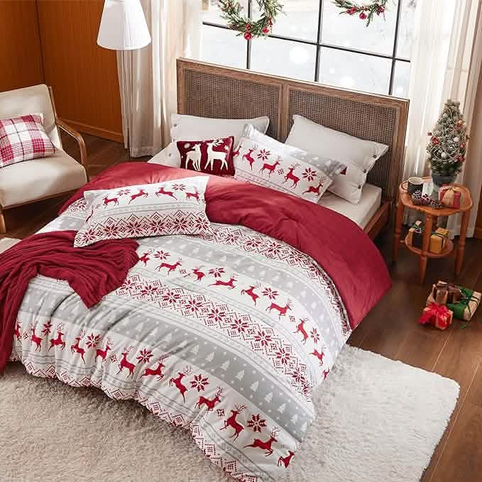 Christmas Reindeer Fair Isle Bed-in-a-bag Reindeer