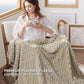 Textured Bubble Flannel Fleece Blanket